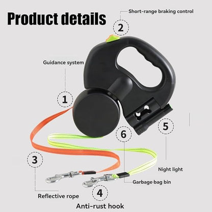 PawFlow™ Dual Leash